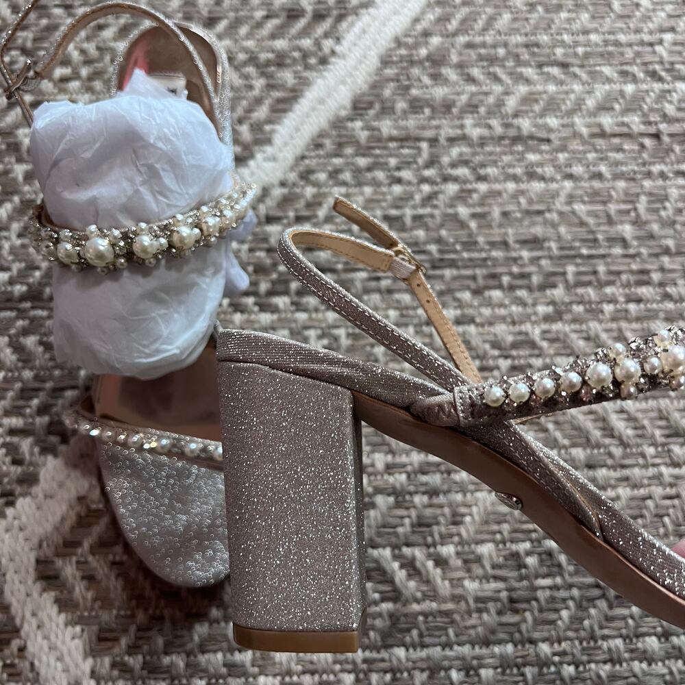 Badgley Mischka Natasha heel sz 8 - Picture 8 of 10